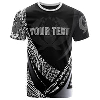 Pohnpei State Custom T Shirt Polynesian Patterns Sport Style Unisex Black - Polynesian Pride