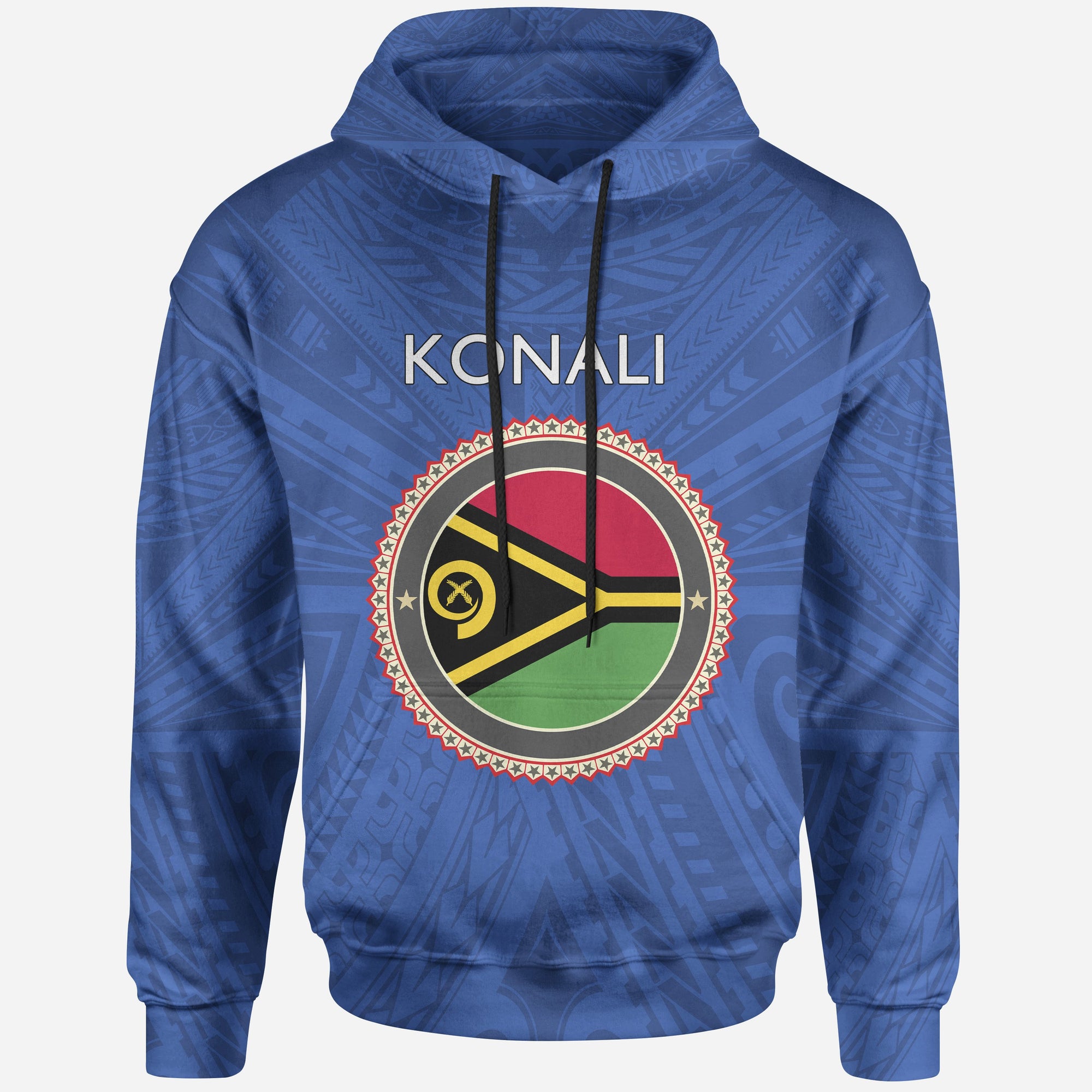 Vanuatu Polynesian Custom Hoodie Unisex Blue - Polynesian Pride