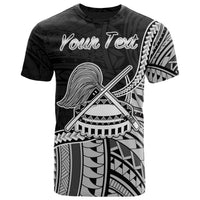 American Samoa T Shirt Custom Polynesian Patterns Unisex Black - Polynesian Pride