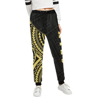 Guam Rising 3rd Sweatpants A6 Unisex 6XL Gold - Polynesian Pride