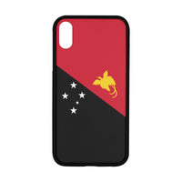 Papua New Guinea Flag Phone Case One Size iPhone XR (6.1") Red & Black - Polynesian Pride