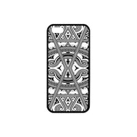 Polynesian 11 Rubber Phone Case One Size iPhone 5/5s Black - White - Polynesian Pride