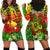 (Custom Personalised) Hawaii Flowers Hoodie Dress Color Tribal Pattern Hawaiian LT13 Reggae - Polynesian Pride