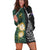 (Custom Personalised) South Africa Protea and New Zealand Fern Hoodie Dress Rugby Go Springboks vs All Black LT13 - Polynesian Pride