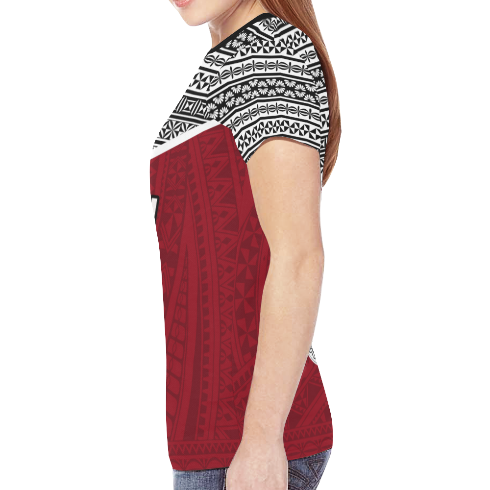 Tonga T Shirt Tonga Flag Tapa Pattern - Polynesian Pride