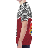 Tonga T Shirt Tonga Flag Tapa Pattern - Polynesian Pride