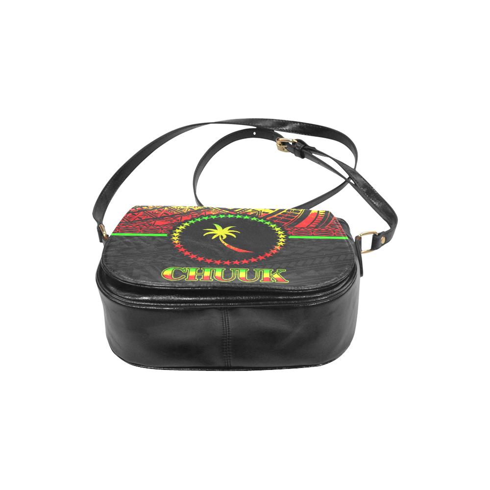 Chuuk States Classic Saddle Bag - Reggae Color Version - Polynesian Pride