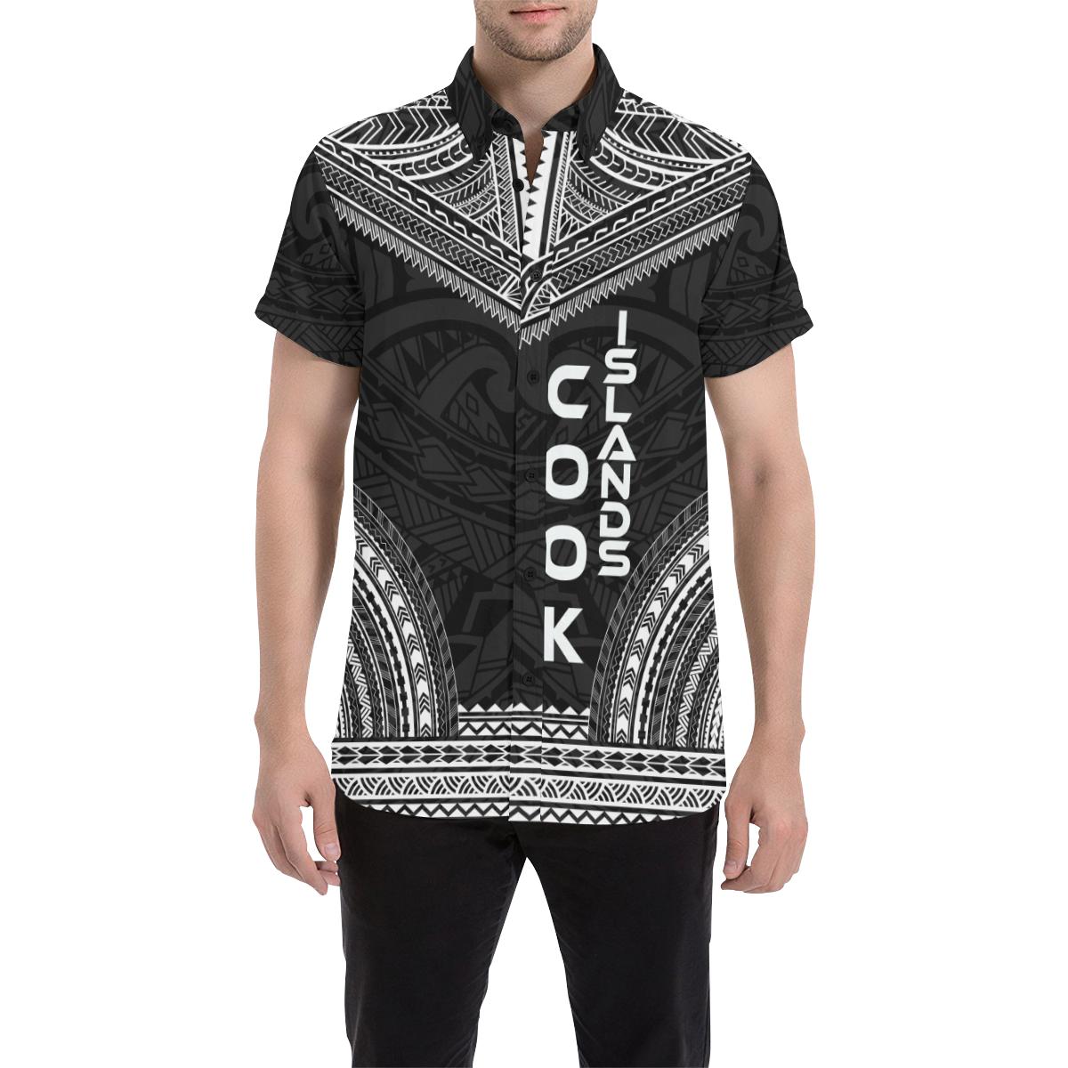Cook Islands Polynesian Chief Shirt - Black Version - Polynesian Pride