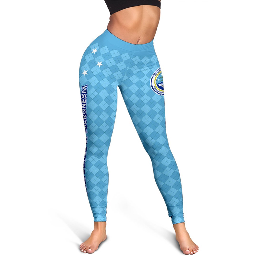 Federated States of Micronesia Leggings - Caro Patterns - Polynesian Pride
