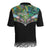 Paua Shell With Maori Face Polo T Shirt - Polynesian Pride