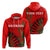 Custom Naitasiri Rugby Union Fiji Hoodie Tapa Pattern LT12 Unisex Red - Polynesian Pride