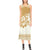 Polynesian Phaedra Sleeveless Open Fork Long Dress - Yellow Hibiscus Women Yellow - Polynesian Pride