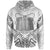 Tokelau Hoodie Tokelau Seal Tribal Patterns Unisex White - Polynesian Pride