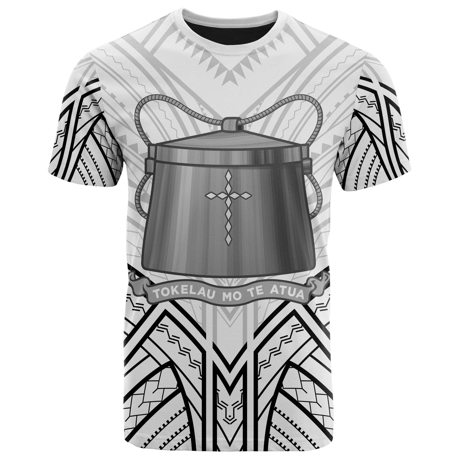 Tokelau T Shirt Tokelauan Seal Tribal Patterns Unisex Black - Polynesian Pride