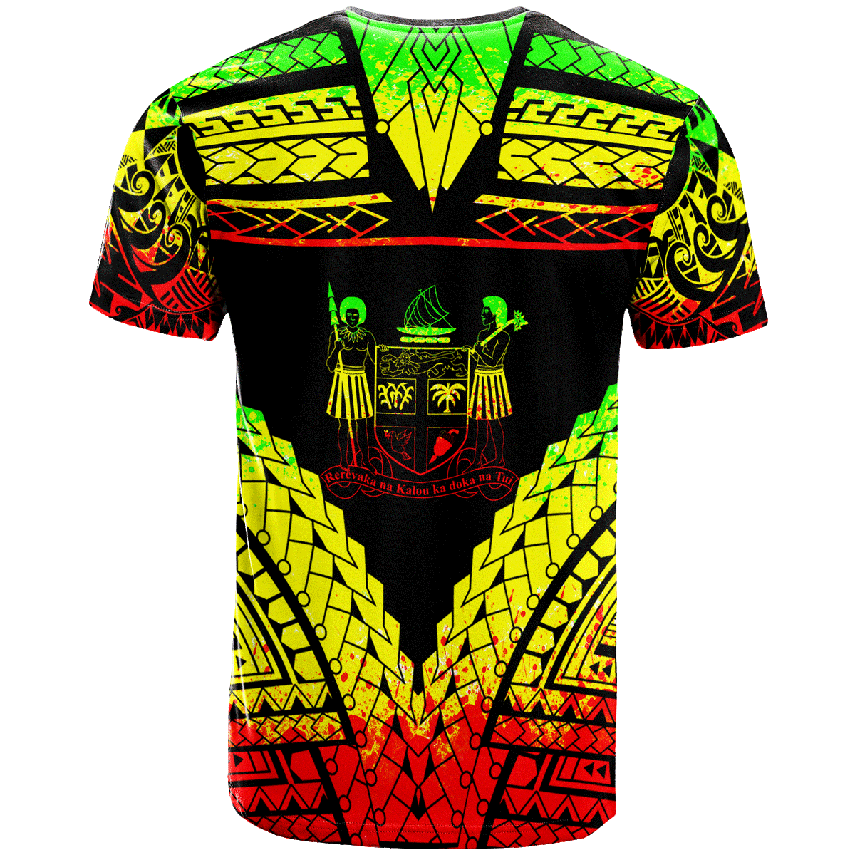 Fiji T Shirt A Piece of My Heart - Polynesian Pride