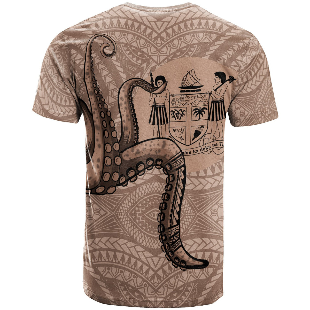 Fiji T Shirt Octopus Tentacle - Polynesian Pride