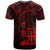 Fiji T Shirt Red Color Cross Style - Polynesian Pride