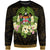 Fiji Sweatshirt - Polynesian Gold Patterns Collection Unisex Black - Polynesian Pride