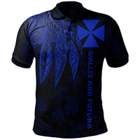 Wallis and Futuna Polo Polynesian Wings Blue - Polynesian Pride