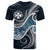 Wallis and Futuna Polynesian T Shirt Ocean Style Unisex Blue - Polynesian Pride