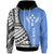 Kosrae Custom Hoodie Coat of Arm and Polynesian Patterns Unisex Blue - Polynesian Pride