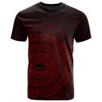 American Samoa Polynesian T Shirt Polynesian Circle (Red) Unisex Red - Polynesian Pride