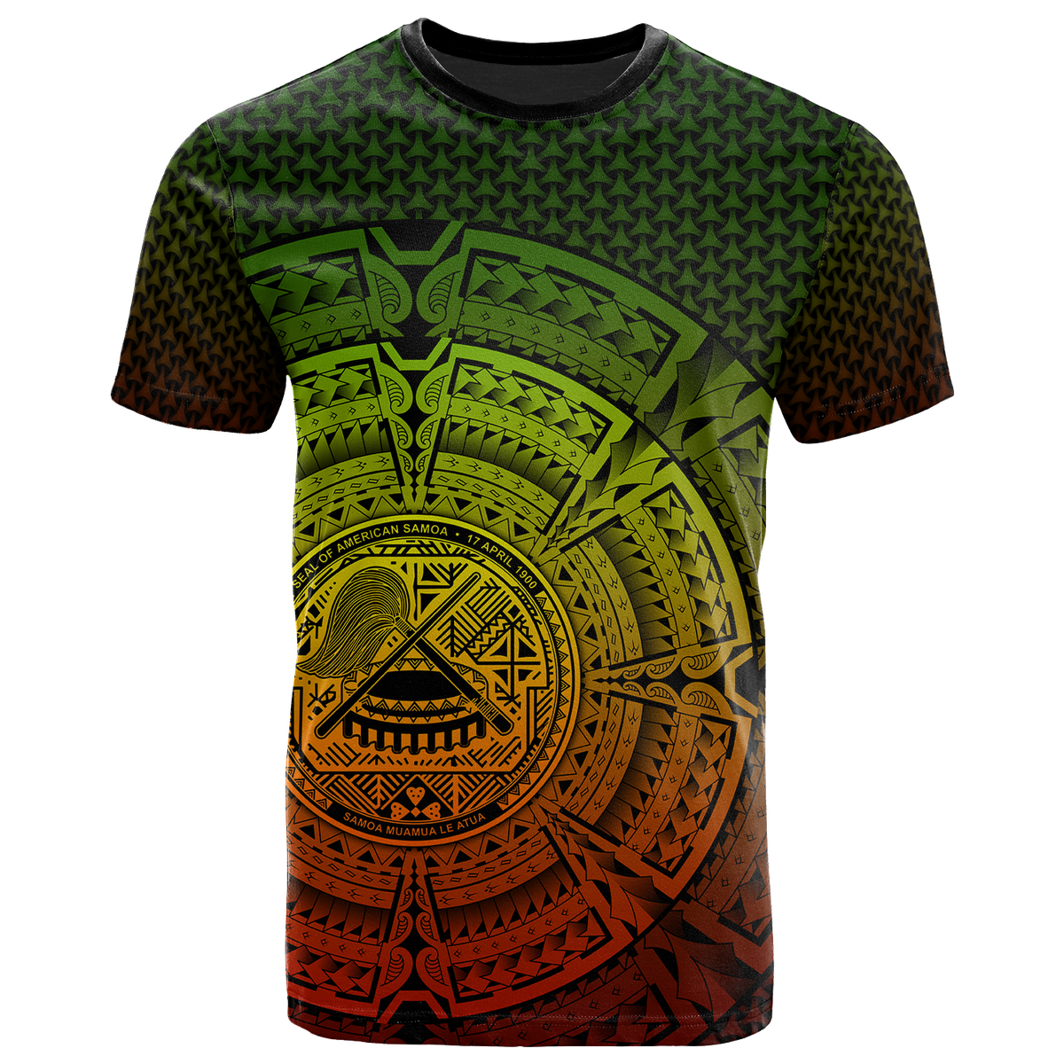 American Samoa Polynesian T Shirt Polynesian Circle (Reggae) Unisex Art - Polynesian Pride