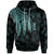 Niue Hoodie Polynesian Wings (Turquoise) Unisex Turquoise - Polynesian Pride