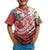 Wallis and Futuna Polynesian T Shirt Summer Plumeria (Red) - Polynesian Pride