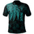 Niue Polo Polynesian Wings (Turquoise) Unisex Turquoise - Polynesian Pride