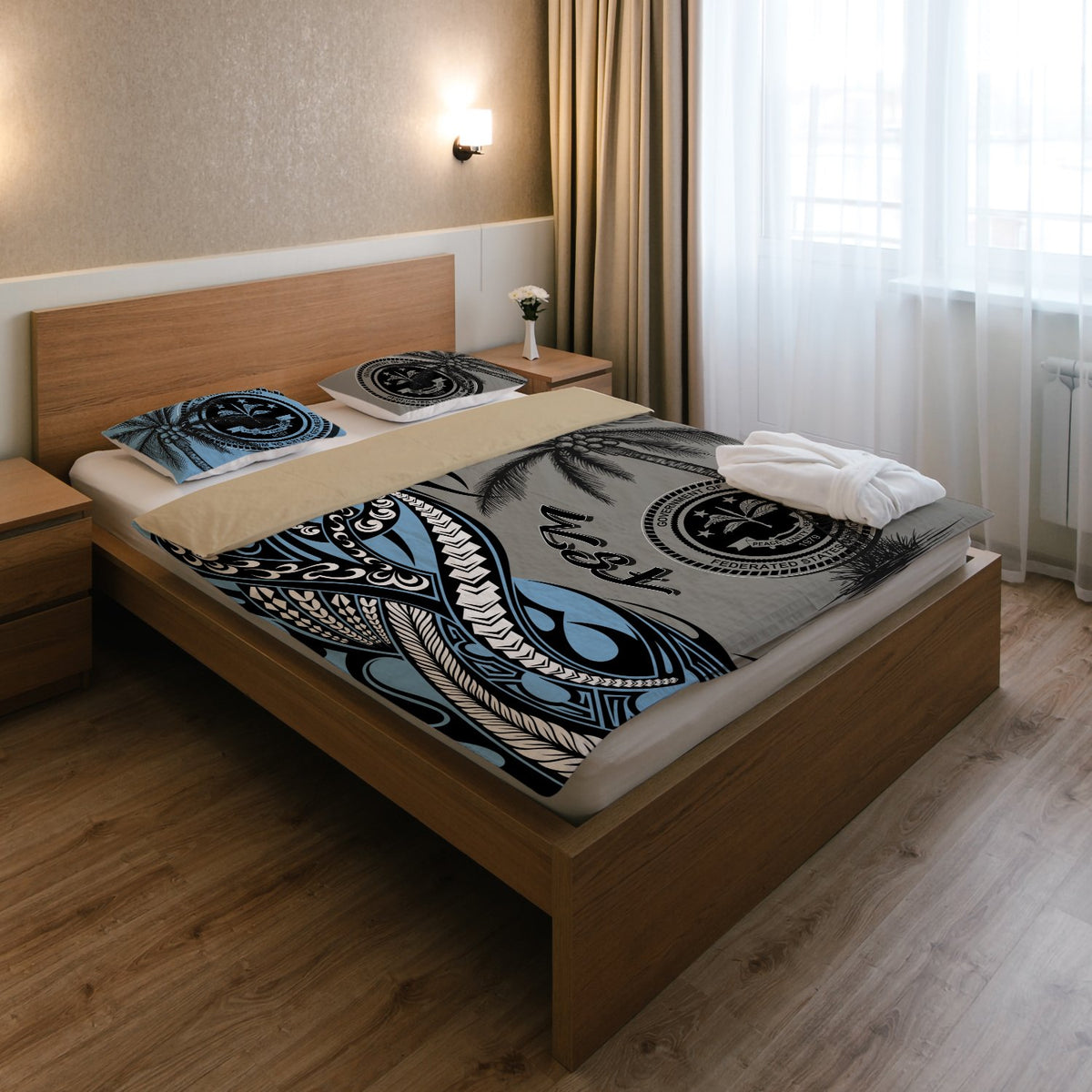 Federated States of Micronesia Bedding Set - Classical Coconut Tree - Polynesian Pride