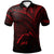 Federated States of Micronesia Polo Shirt Red Color Cross Style Unisex Black - Polynesian Pride