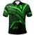 Federated States of Micronesia Polo Shirt Green Color Cross Style Unisex Black - Polynesian Pride