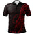 Pohnpei Polo Shirt Polynesian Pattern Style Red Color Unisex Red - Polynesian Pride