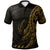 Tonga Polo Shirt Polynesian Pattern Style Gold Color Unisex Gold - Polynesian Pride