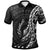 Kiribati Polo Shirt Polynesian Pattern Style Unisex Black - Polynesian Pride