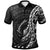 Vanuatu Polo Shirt Polynesian Pattern Style Unisex Black - Polynesian Pride