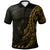 Fiji Polo Shirt Polynesian Pattern Style Gold Color Unisex Gold - Polynesian Pride