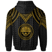 Federated States of Micronesia Hoodie Polynesian Armor Style Gold - Polynesian Pride