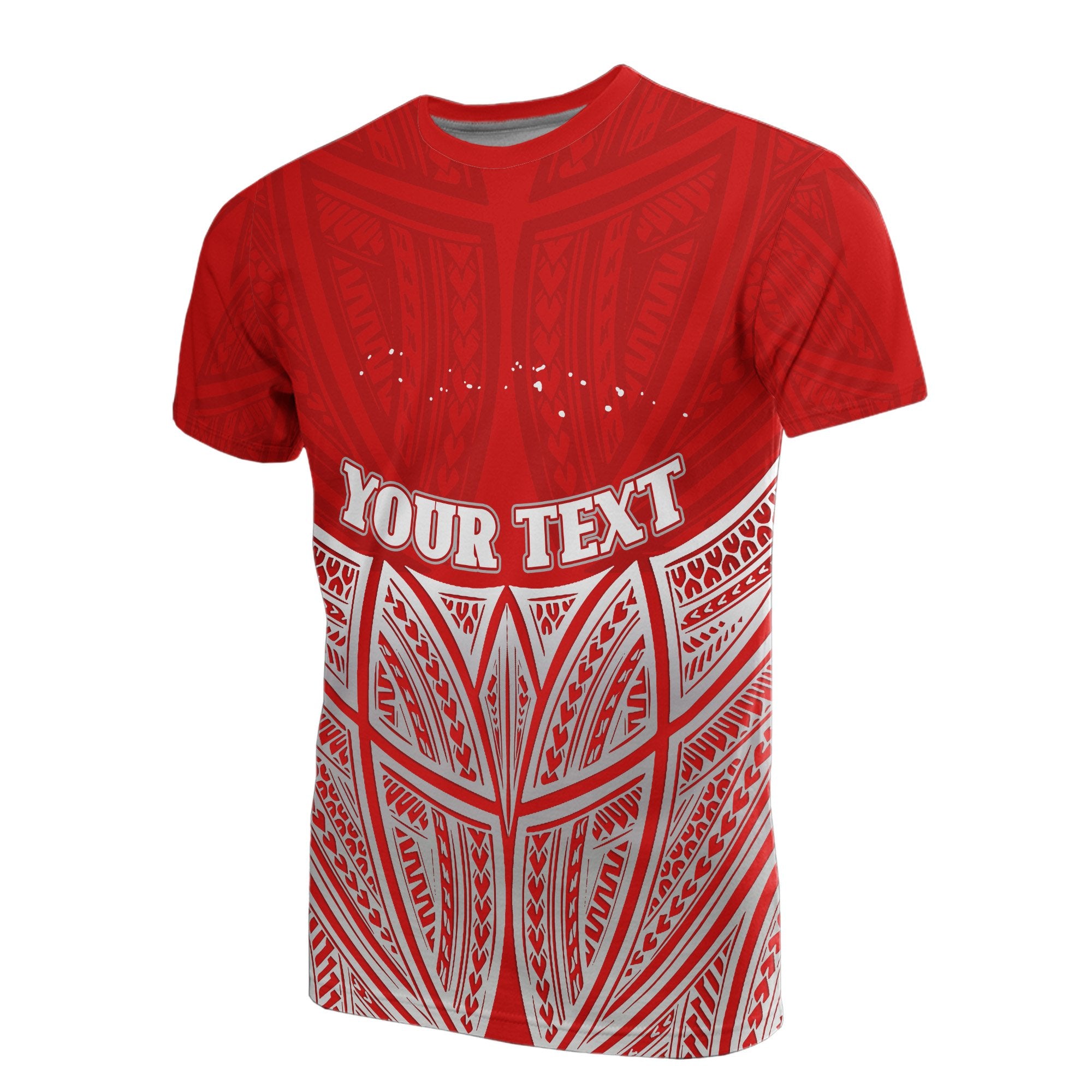 Federated States of Micronesia Polynesian Custom T Shirt Red Pride Map and Seal Unisex Red - Polynesian Pride