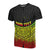 Federated States of Micronesia Polynesian Custom T Shirt Reggae Pride Map and Seal Unisex Reggae - Polynesian Pride