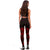 Federated States of Micronesia Polynesian Leggings - Polynesian Tattoo Red Version - Polynesian Pride