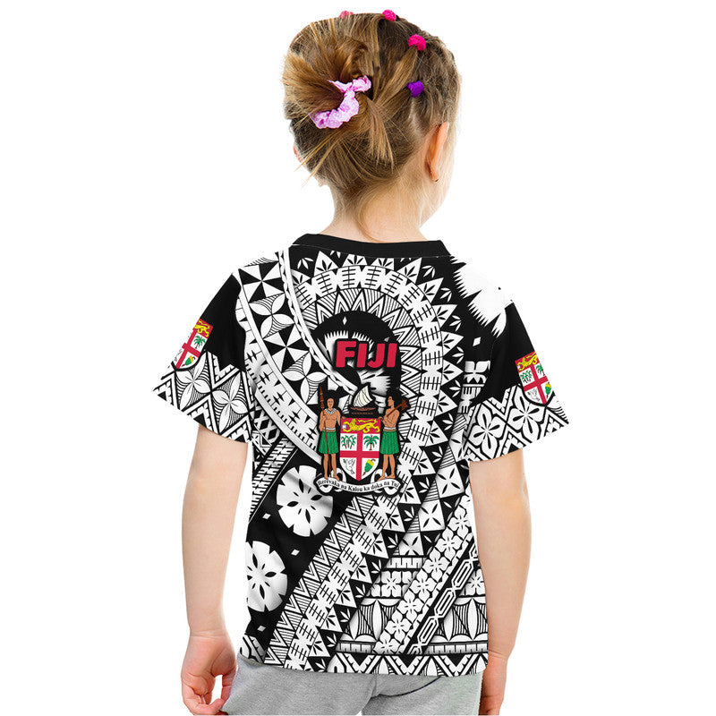 Fiji Day T Shirt Masi Kesa Black Style LT9 - Polynesian Pride