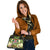 Fiji Shoulder Handbag - Polynesian Gold Patterns Collection - Polynesian Pride