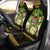 Fiji Car Seat Cover - Polynesian Gold Patterns Collection Universal Fit Black - Polynesian Pride