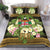 Fiji Bedding Set - Polynesian Gold Patterns Collection Black - Polynesian Pride