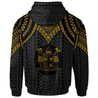 Fiji Hoodie Polynesian Armor Style Gold - Polynesian Pride