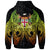 Fiji Hoodie Polynesian Reggae Tatoo - Polynesian Pride