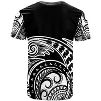 Yap T Shirt Ethnic Style With Round Black White Pattern - Polynesian Pride