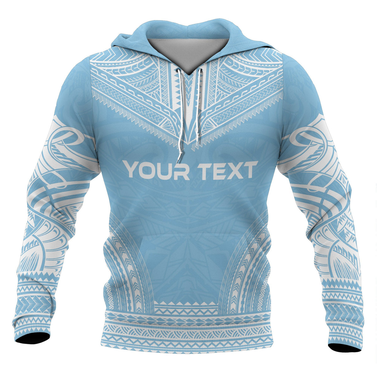 Fiji Polynesian Chief Custom Hoodie Flag Version - Polynesian Pride